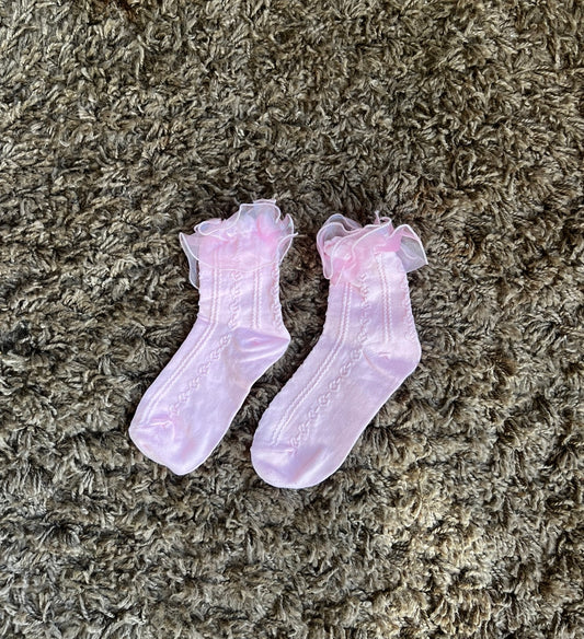 Pink Baby Socks