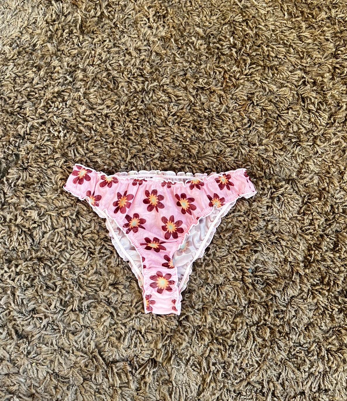 Pink Flowers Underwear